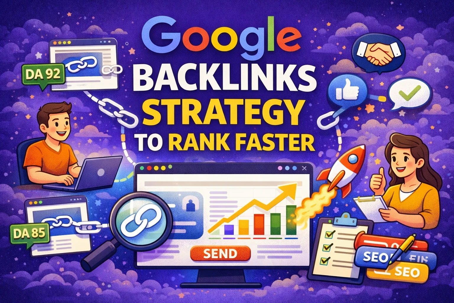 Google Backlinks Strategy to Rank Faster