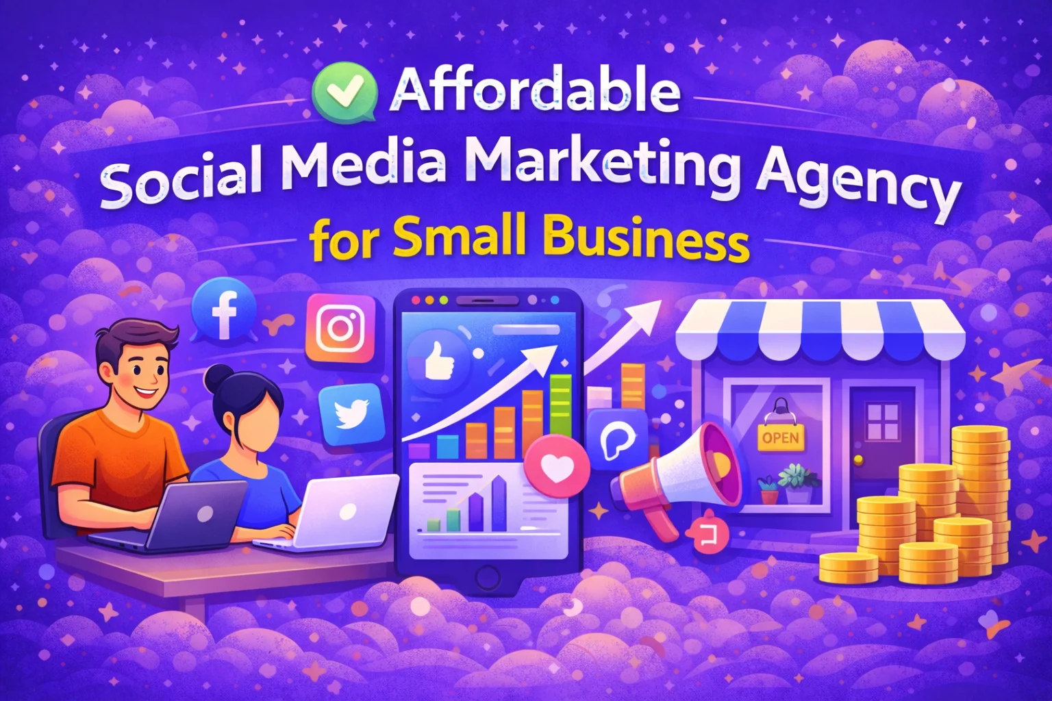 Affordable social media marketing agency for small business